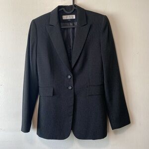 Tahari Arthur S. Levine Striped Black/White Blazer